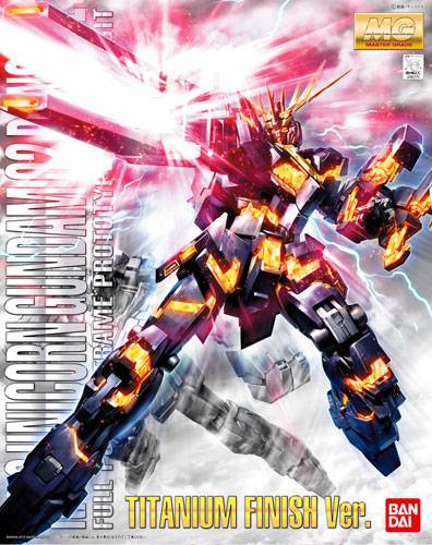 MG 1/100 RX-0 Unicorn Gundam Unit 2 Banshee Titanium Finish Ver.