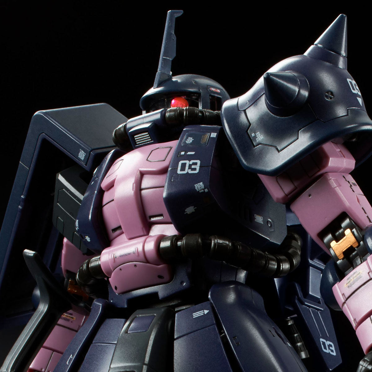 P-BANDAI: RG 1/144 MS-06R-1A BLACK TRI-STAR ZAKU II – Omocha Japan