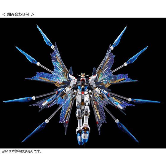 P-BANDAI: RG 1/144 STRIKE FREEDOM WINGS OF THE SKY EFFECT ***PARTS ONLY***