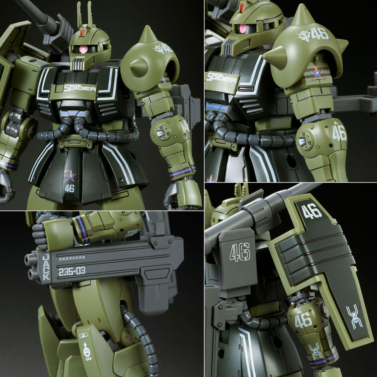 P-Bandai: HG 1/144 Zaku Cannon GUNDAM THE ORIGIN MSD
