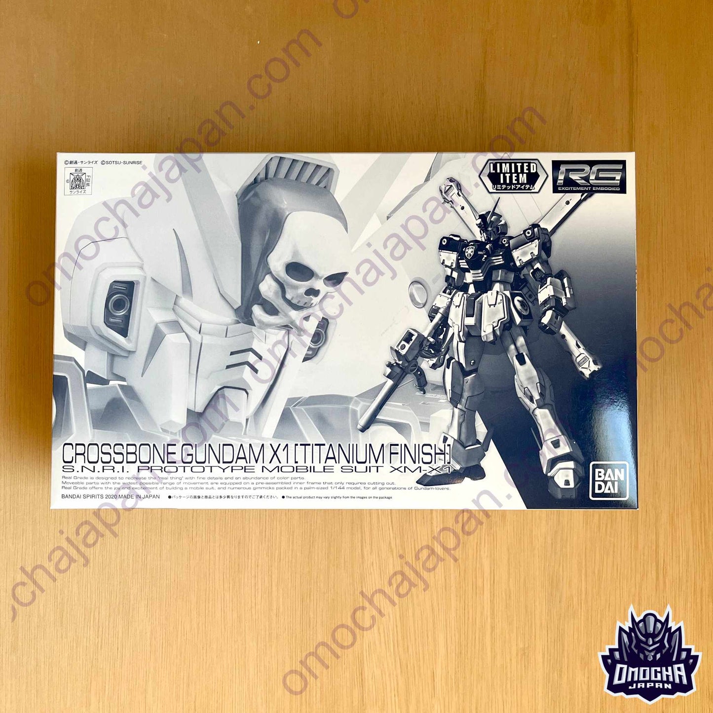 Event Limited RG 1/144 Crossbone Gundam X1 Titanium Finish GUNPLA EXPO TOKYO 2020 Commemoration