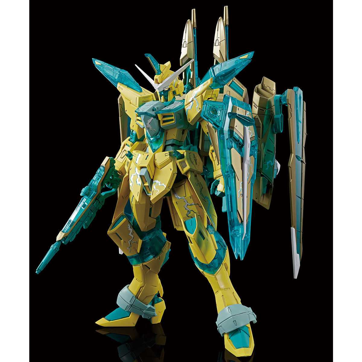 GUNDAM NEXT FUTURE FINAL TOKYO MG 1/100 Justice Gundam [CROSS CONTRAST COLORS / CLEAR GREEN]