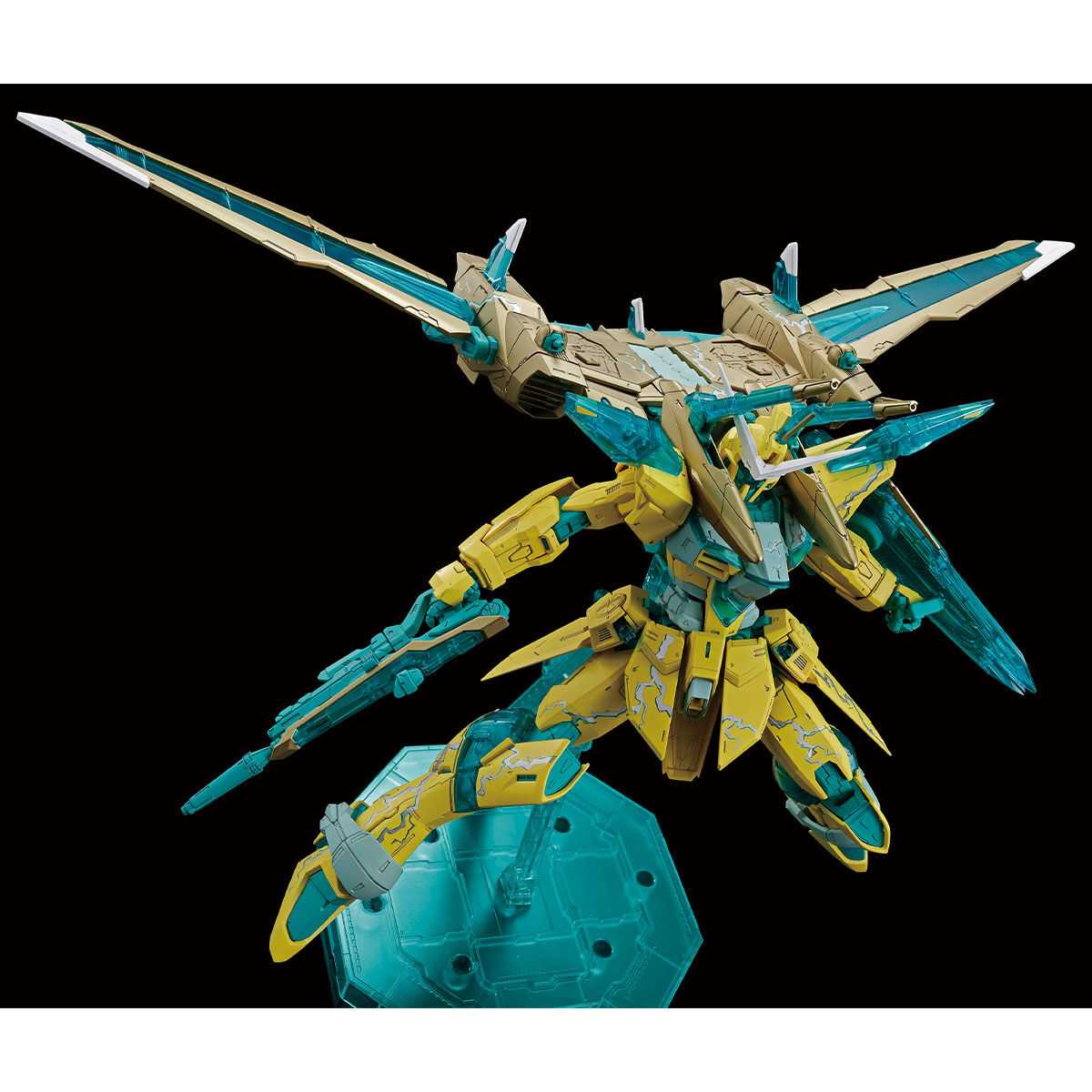 GUNDAM NEXT FUTURE FINAL TOKYO MG 1/100 Justice Gundam [CROSS CONTRAST COLORS / CLEAR GREEN]