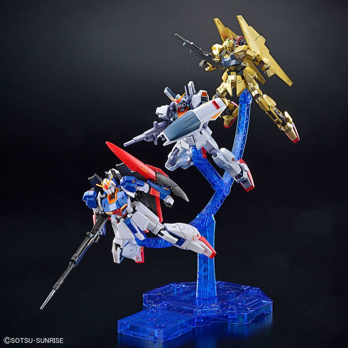 HG 1/144 Gundam Base Limited Zeta Gundam [UC0088]/Hyakushiki/Gundam Mk-II (AEUG Spec) Set [Grips Campaign Special Color]