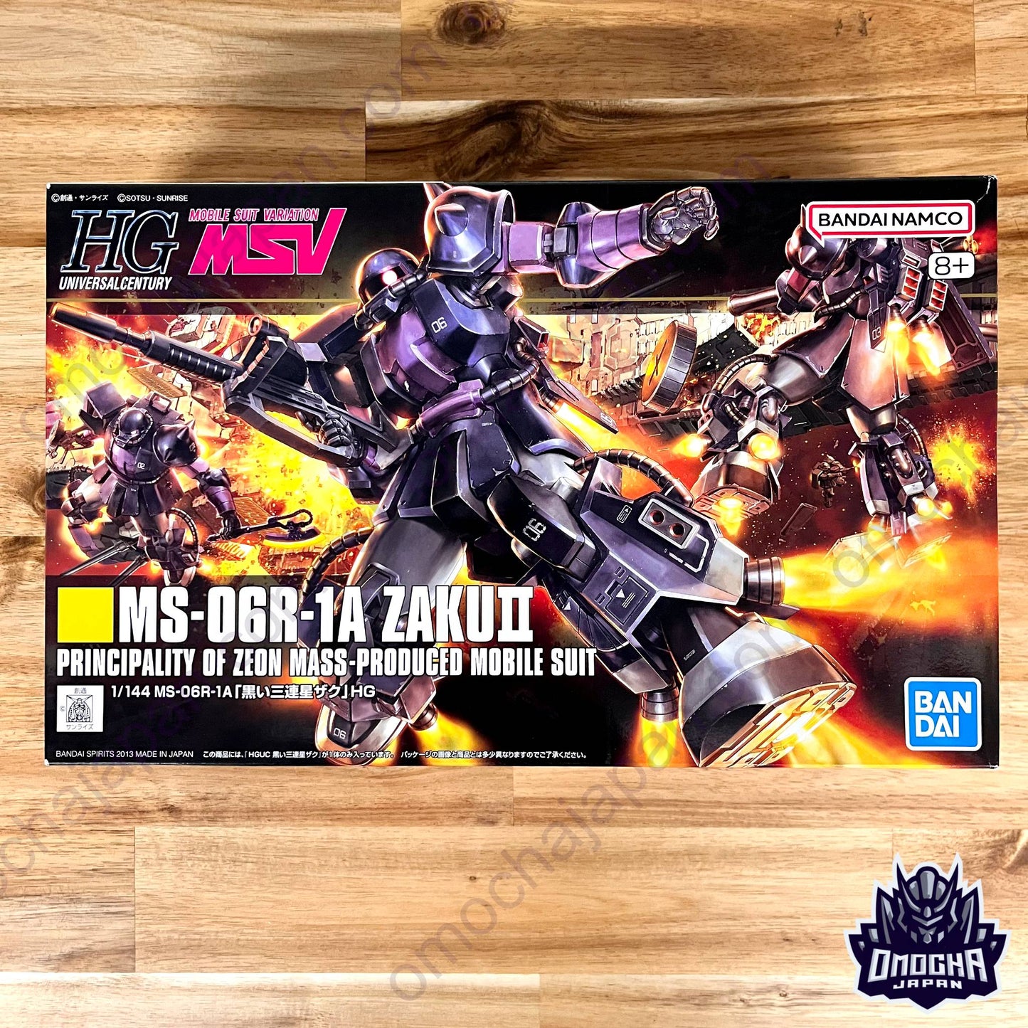 HGUC 1/144 MS-06R-1A Black Tri-Star Zaku