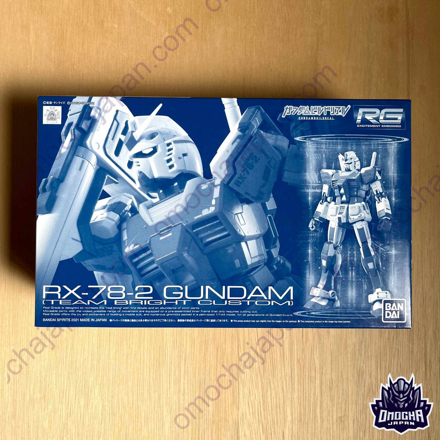 P-BANDAI: RG 1/144 RX-78-2 GUNDAM TEAM BRIGHT CUSTOM