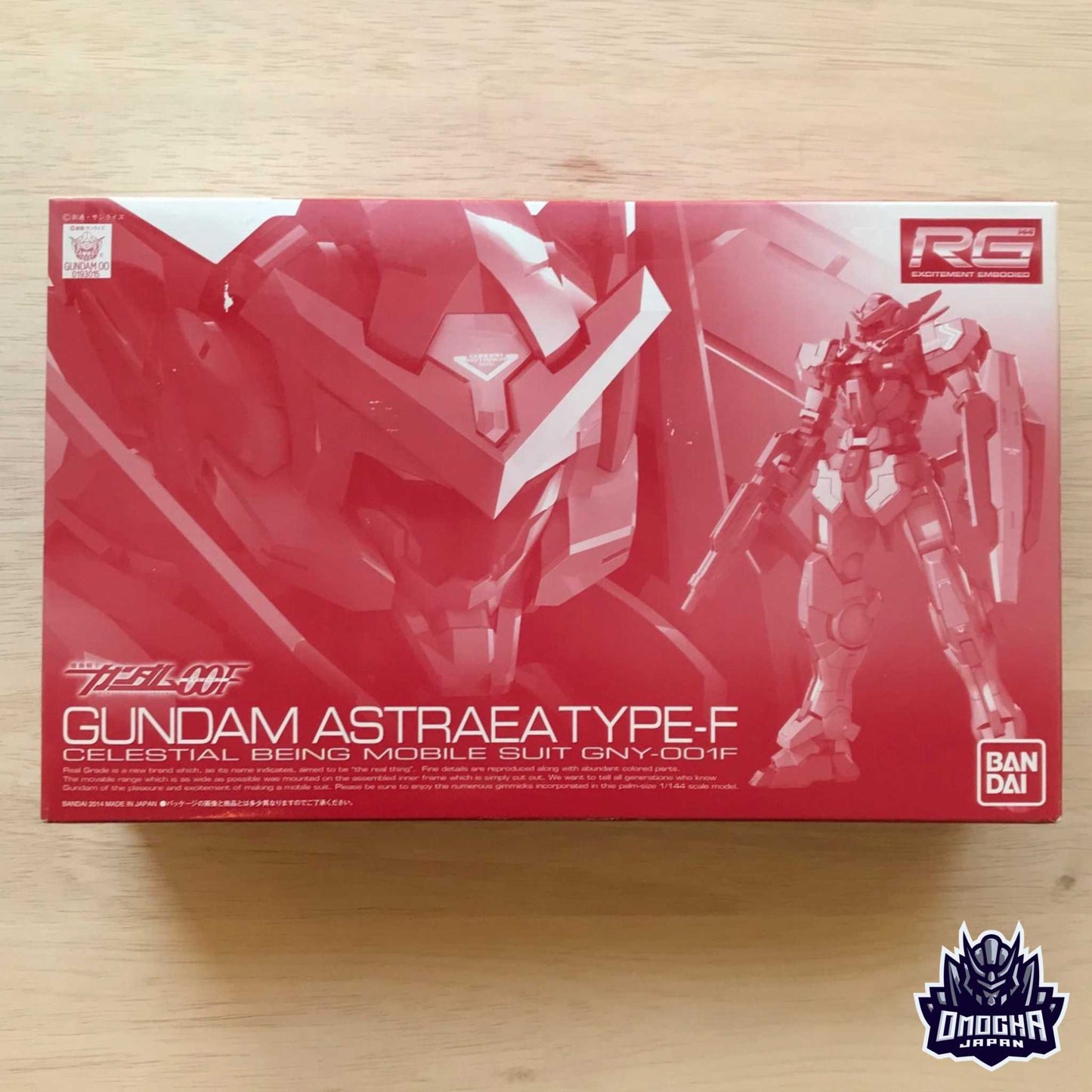 P-Bandai RG 1/144 Gundam Astraea Type-F Mobile Suit Gundam OO1F