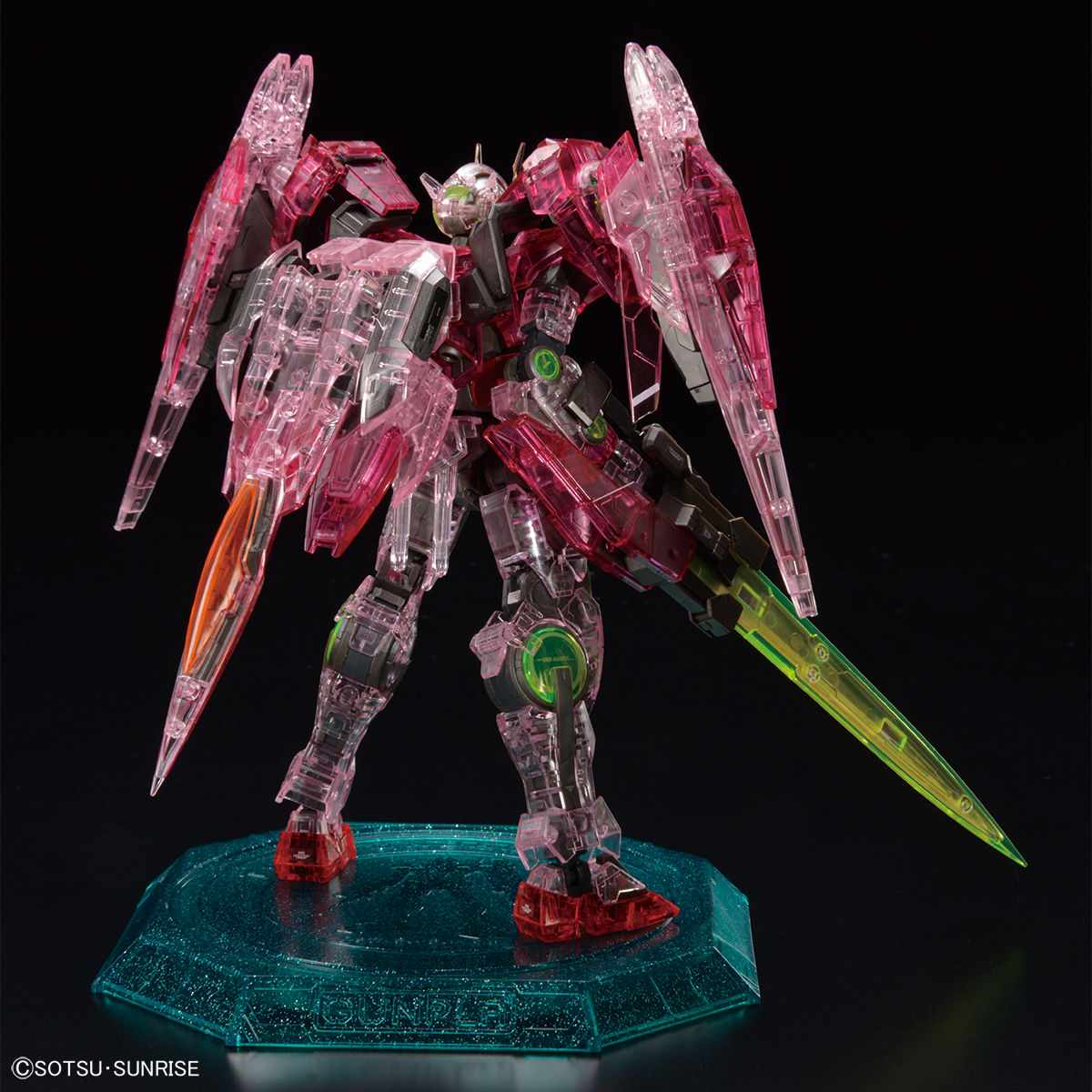 RG 1/144 THE GUNDAM BASE LIMITED 00-RAISER [TRANS-AM CLEAR]