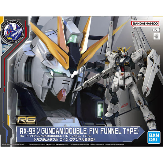 GUNDAM SIDE-F RG 1/144 RX-93 nu Gundam (Double Fin Funnel Type)