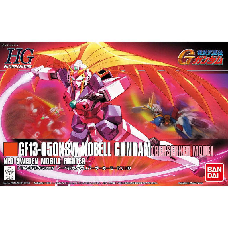 HGFC 1/144 Nobel Gundam Berserker Mode
