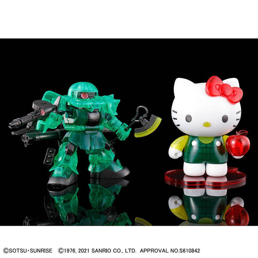 Hello Kitty/Zaku II [SD Gundam Cross Silhouette] [Clear Color]
