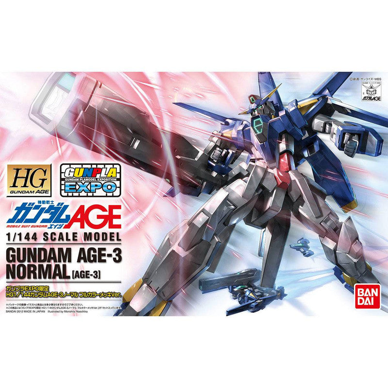 HG 1/144 Gundam AGE-3 Normal Full Color Plating Ver.