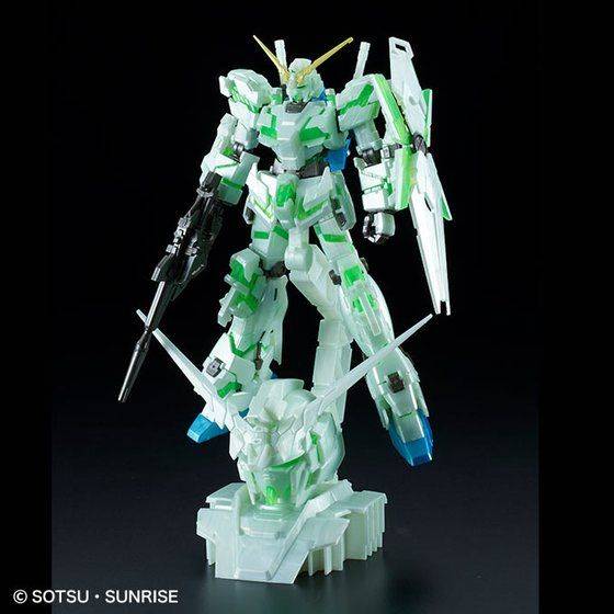 HG 1/144 Unicorn Gundam (Destroy Mode) + Head Display Base Final Battl ...