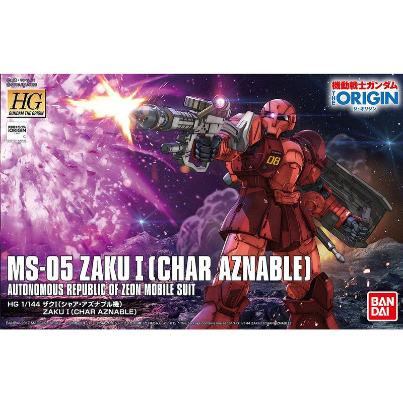 HG 1/144 Zaku I (Char Aznable machine)