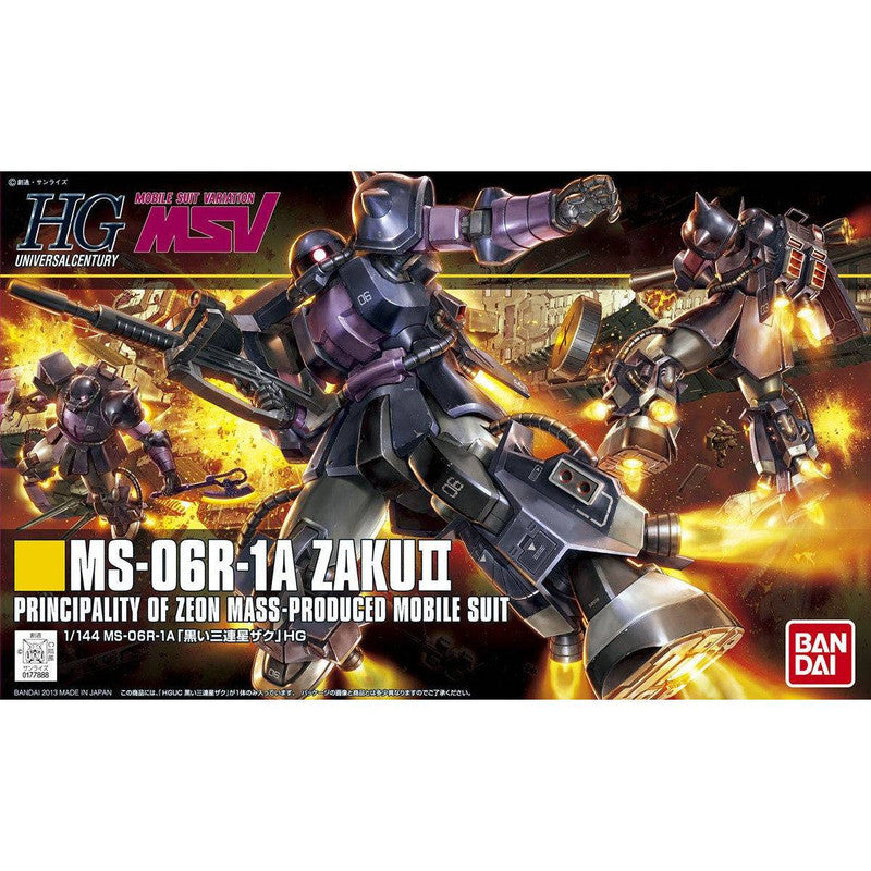 HGUC 1/144 MS-06R-1A Black Tri-Star Zaku