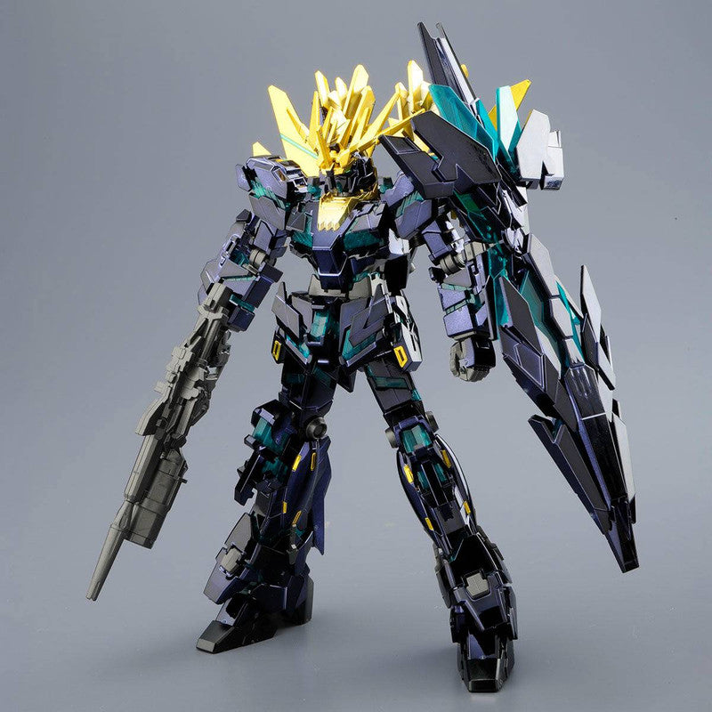 HGUC 1/144 Unicorn Gundam Unit 2 Banshee Norn (Destroy Mode) Green Frame Titanium Finish Ver.