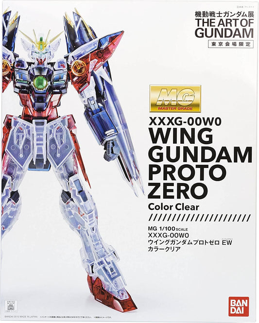 Event Limited MG 1/100 Wing Gundam Proto Zero EW Color Clear 2015 Tokyo Venue Limited