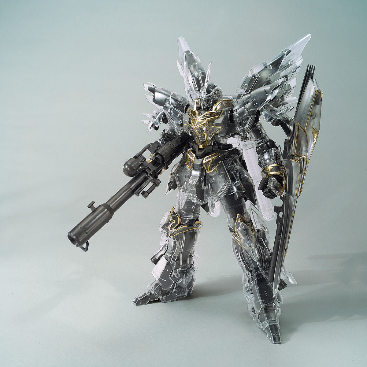 Gundam Base Limited MG 1/100 Sinanju Mechanical Clear