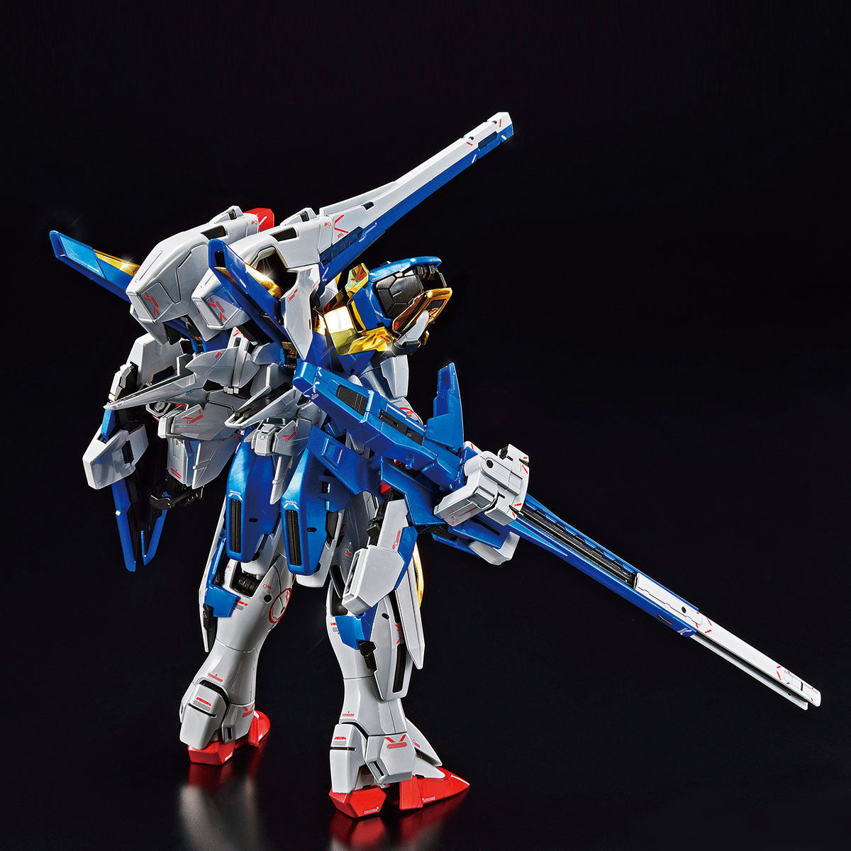 GUNDAM BASE MG 1/100 V2 ASSAULT BUSTER GUNDAM VER. KA TITANIUM