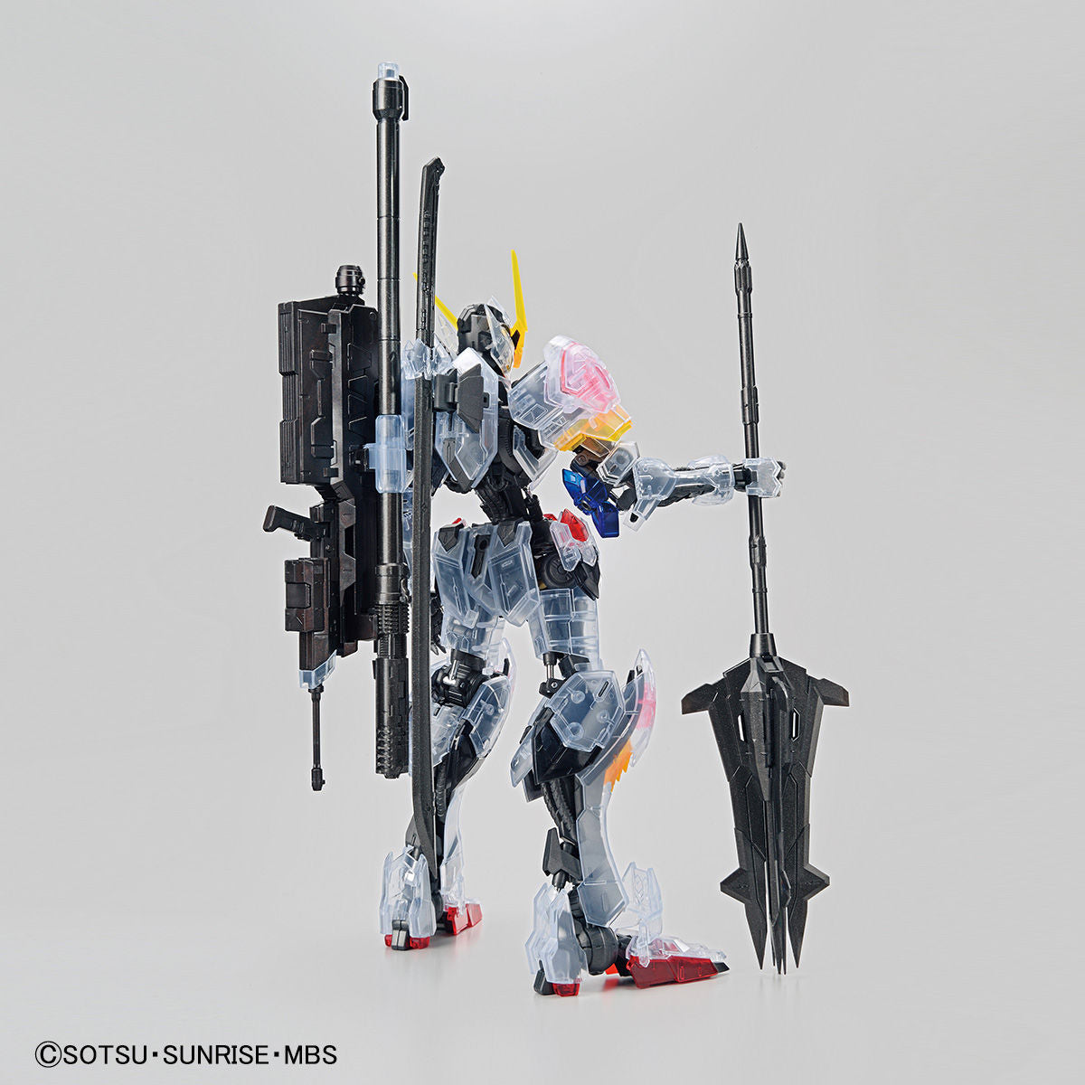Gundam Base Limited MG 1/100 ASW-G-08 Gundam Barbatos Clear Color Mobile Suit Gundam Iron-Blooded Orphans