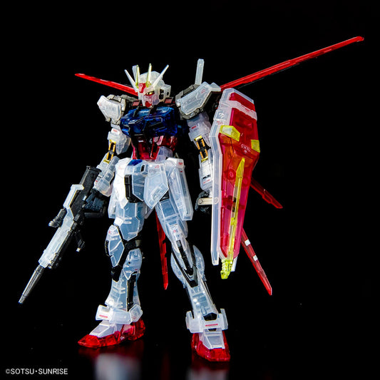 Gundam Base Limited RG 1/144 Gundam Base Limited Aile Strike Gundam & Sky Grasper Launcher/Sword Pack Set [Clear Color]