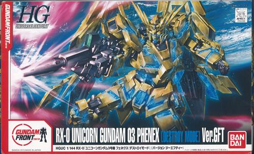 Gundam Front Tokyo Limited HGUC 1/144 RX-0 Unicorn Gundam 3 Phenex "Destroy Mode" Ver. GFT